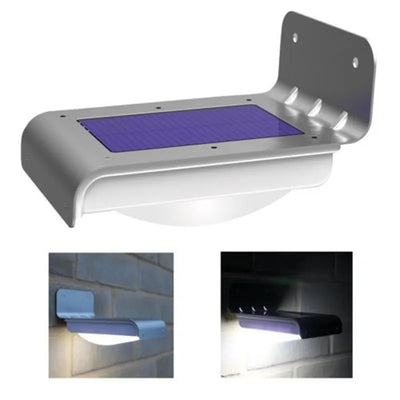 Lampe Solaire 16 LED Détecteur Mouvement Jardin