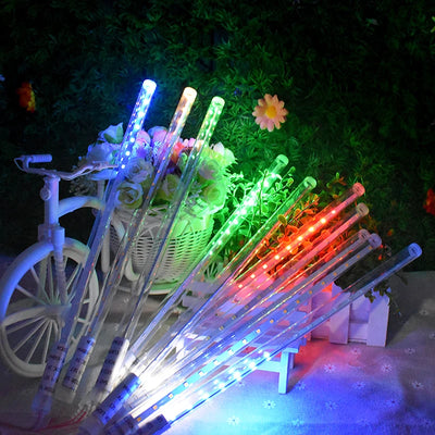 Guirlande Solaire Meteor Shower 10 Tubes Étanche Extérieur