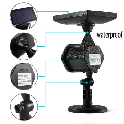 Projecteur Solaire Laser LED Étoiles Décoration Jardin Noël