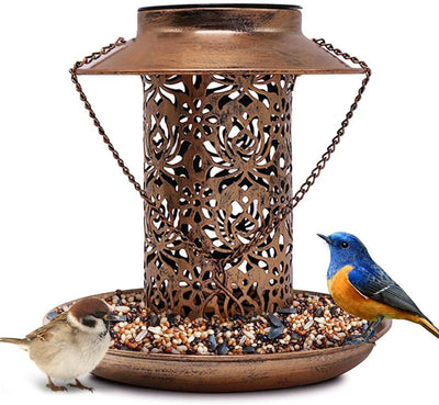 Mangeoire Solaire à Oiseaux Mosaïque RVB Étanche