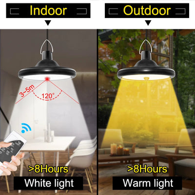 Lampe Solaire Anti-Moustique Double Usage 4 Modes Sécurité Jardin