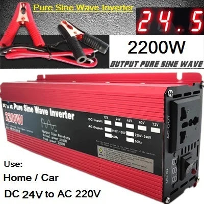 Convertisseur Solaire Onde Pure 3000W 12V 24V