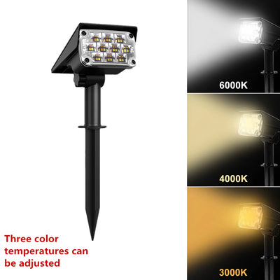 Projecteur Solaire Réglable IP65 Applique Murale Jardin