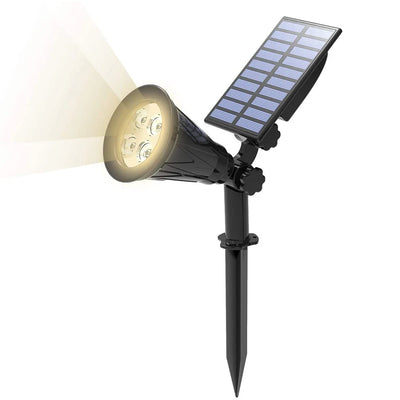 Projecteur Solaire Encastrable au Sol IP65 Paysage Mur Extérieur