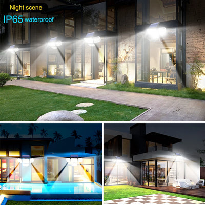 Projecteur solaire mural pour parking