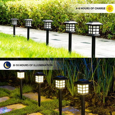 Lampe Solaire LED IP65 Paysage Pelouse Patio