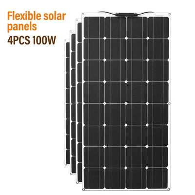 Panneau Solaire Flexible 100W à 400W avec Kit
