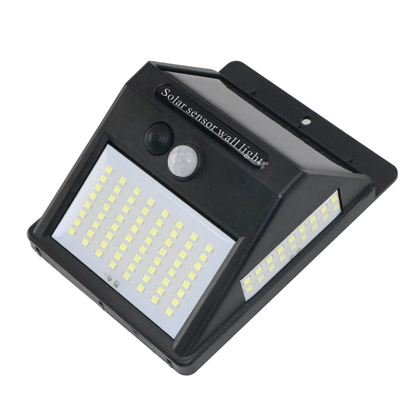 Applique Murale Solaire 100 LED Grand Angle Détecteur de Mouvement