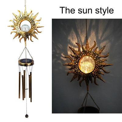 Lampe Solaire Décorative Lune Étoile Soleil Jardin Festif