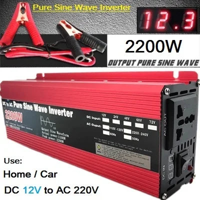 Convertisseur Solaire Onde Pure 3000W 12V 24V