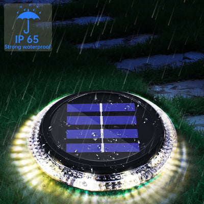 Lampe Solaire Extérieur 8 LED Applique Murale Jardin Pelouse