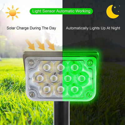 Projecteur Solaire Réglable IP65 Éclairage Paysage Jardin