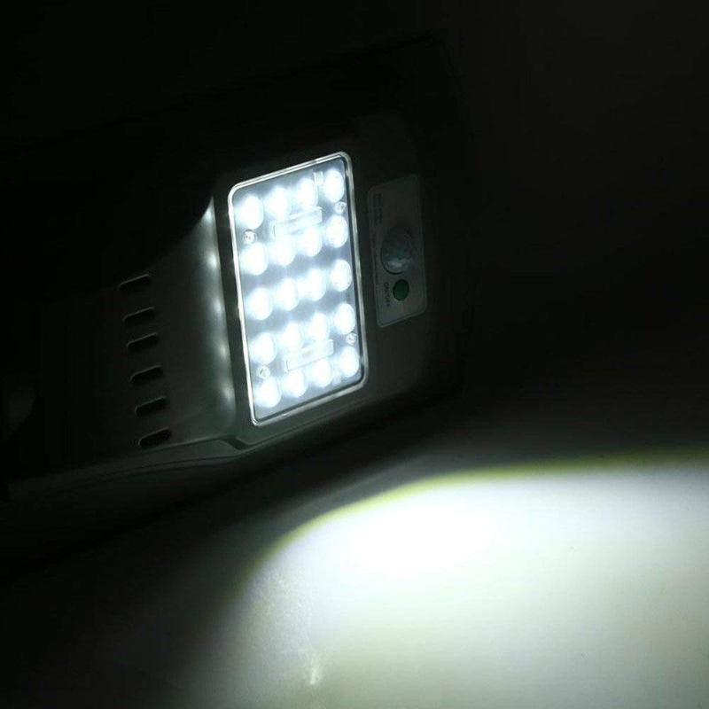 Lampadaire solaire mono bloc 20W détecteur de mouvement