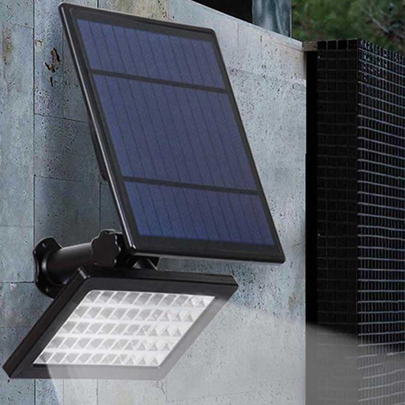 Piquet solaire spot 50 LED pour jardin