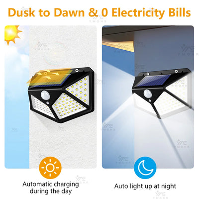 Applique Solaire Extérieur 500 LED Détecteur de Mouvement