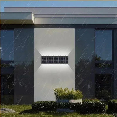 Applique Solaire Murale Extérieure Haut Bas Étanche