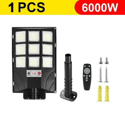 Lampe Solaire Murale LED Puissante Détecteur Mouvement Rue