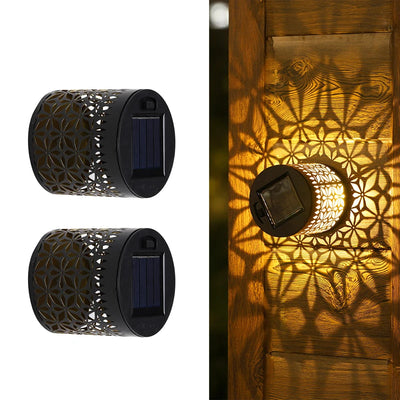 Lampe Murale Solaire Projecteur Étanche Jardin Terrasse Allée