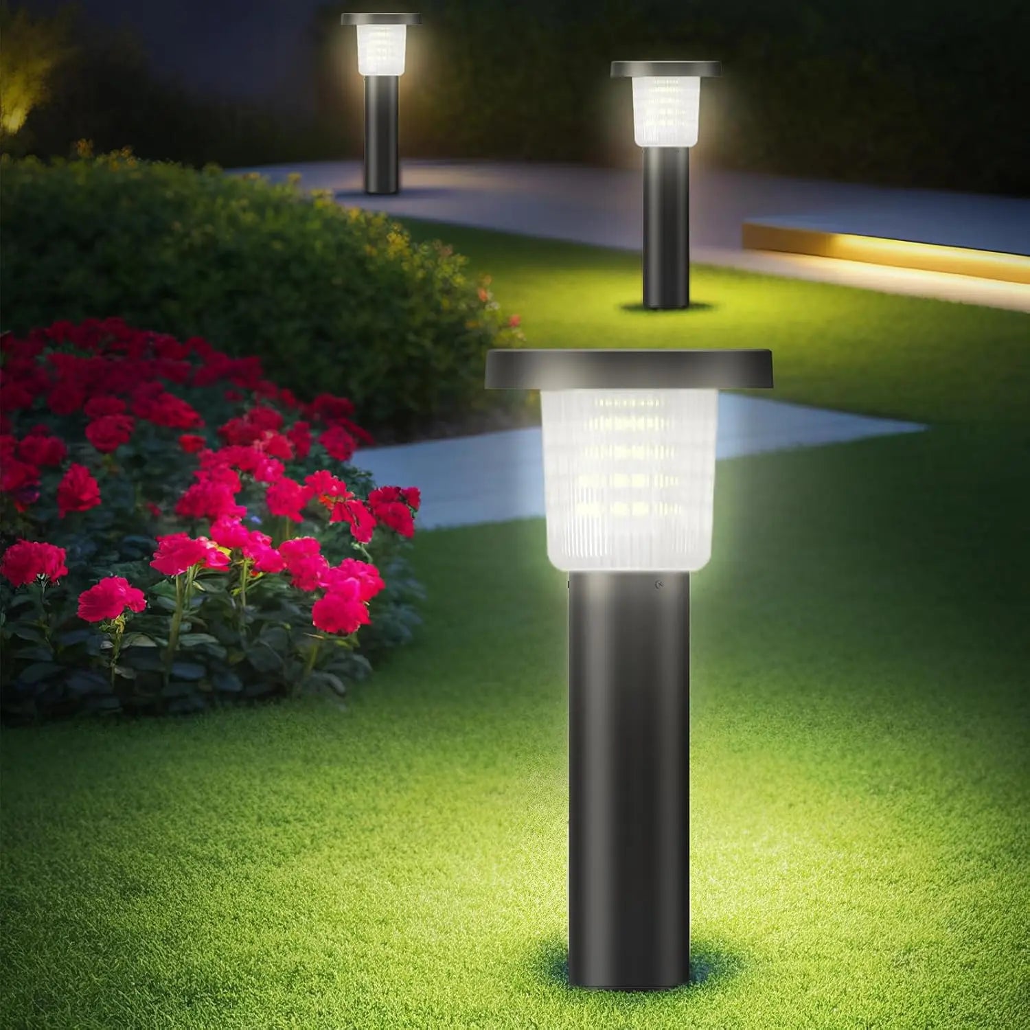 Bornes Solaires d'Allée 500LM (Lot de 2)