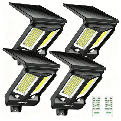 Lampes Solaires Extérieures Connectables Lot de 4 Double Capteur IP65