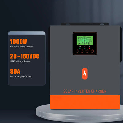 Onduleur Solaire Hybride 1kW 12V Onde Pure - vue 2