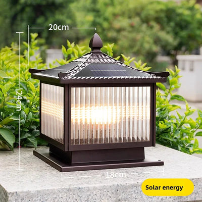 Lampe Solaire Pilier de Portail et Poteau Étanche IP65