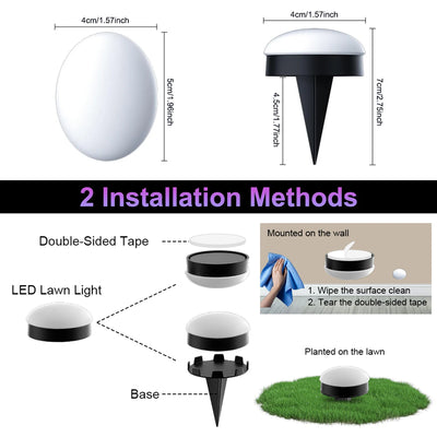 Spot Solaire Encastrable Sol LED Décoratif Jardin Marches