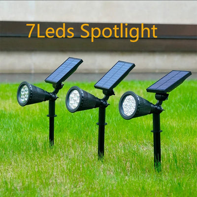 Lanterne Solaire Extérieure LED 7 LED Étanche Jardin Patio
