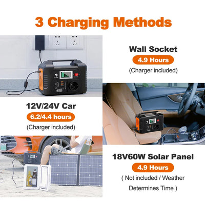 Générateur Solaire Portable 200W 151Wh - vue 4