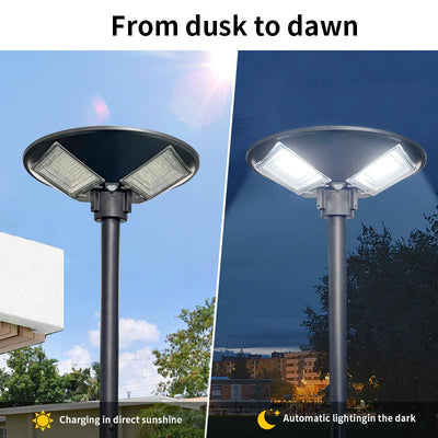 Lampadaire Solaire UFO 300W Détecteur de Mouvement