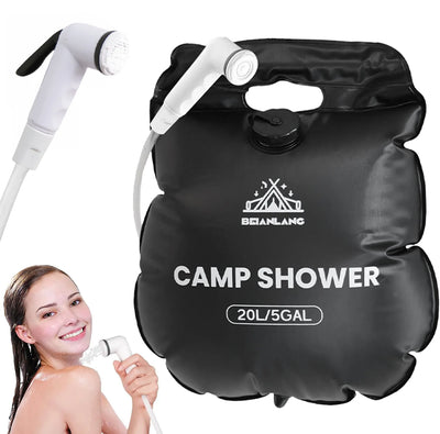 Sac de Douche Solaire 20L avec Tuyau