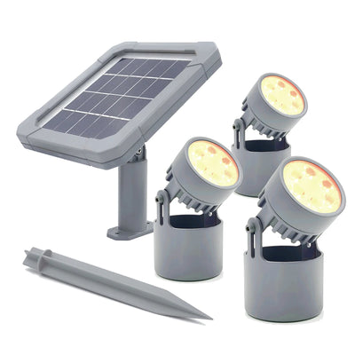 Projecteur Solaire Submersible Étang IP68 Lampe Paysage Jardin