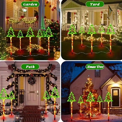 Lampe Solaire Décorative de Noël pour Jardin et Terrasse