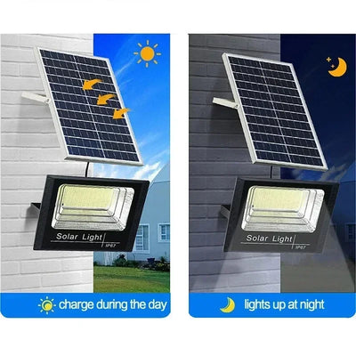 Projecteur Solaire 500W Angle Réglable Étanche IP67 Villa