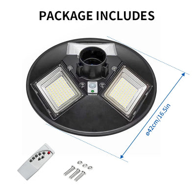 Lampadaire Solaire UFO 300W Détecteur de Mouvement