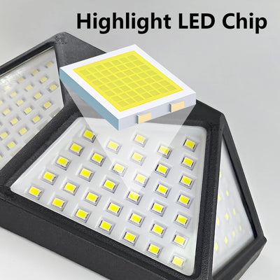 Applique Solaire Extérieur 500 LED Détecteur de Mouvement
