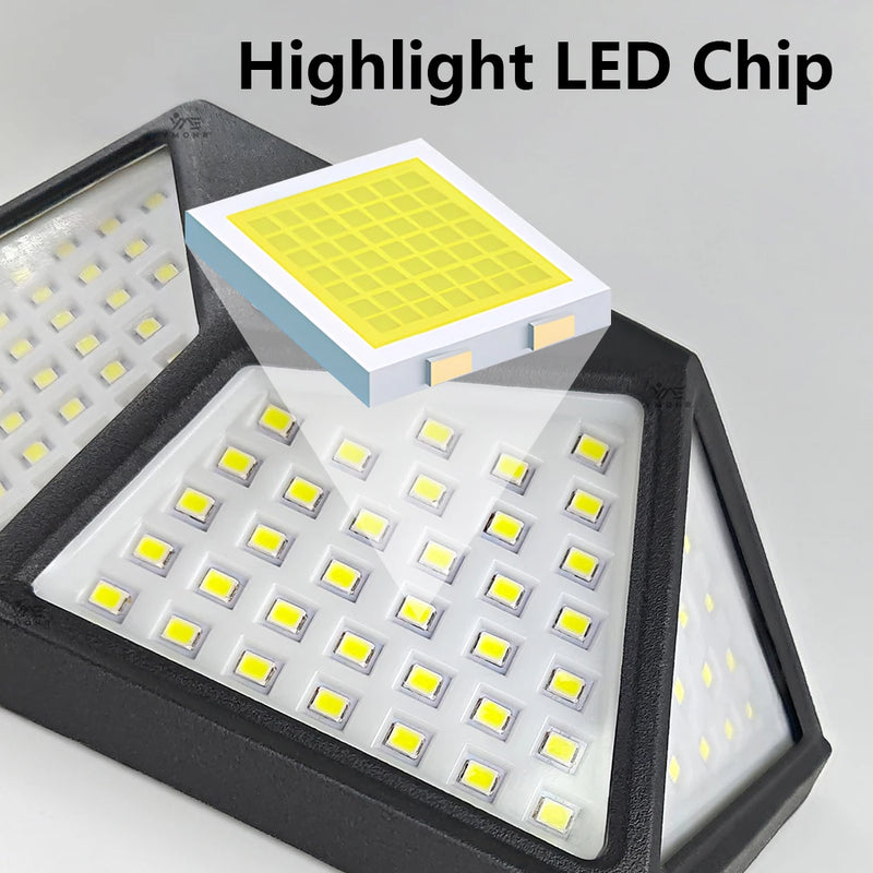 Applique Solaire Extérieur 500 LED Détecteur de Mouvement
