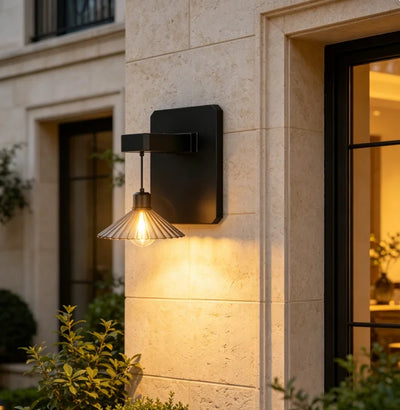 Applique Solaire Rétro Extérieur à Suspension pour Terrasse et Balcon
