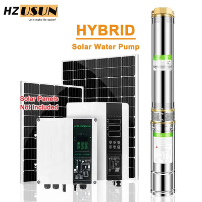 Pompe de Forage Solaire Hybride 3HP Irrigation Agricole