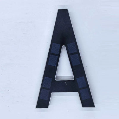 Numéro de Maison Solaire LED Rétroéclairé 12 cm Étanche