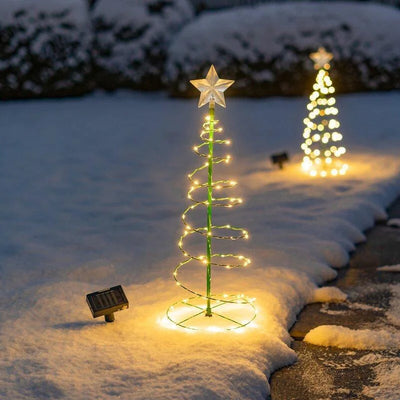 Guirlande Solaire LED Étanche Décoration d'Arbre de Noël