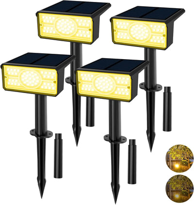 Projecteur Solaire Arbre LED 3000K IP65 Paysage Jardin