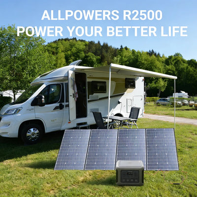 Station d'Énergie Solaire Portable 2500W 1920Wh