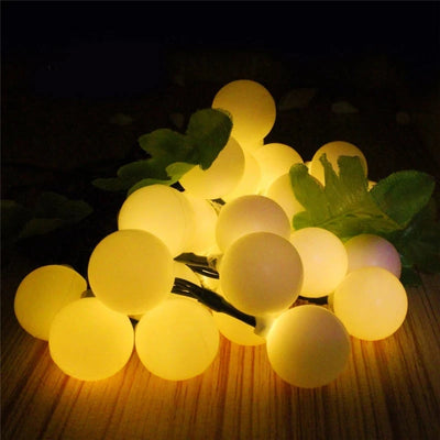 Guirlande Solaire Extérieur Motif Floral LED Étanche Jardin