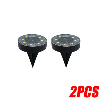 Spot Solaire Encastrable Sol LED Étanche Jardin Pelouse