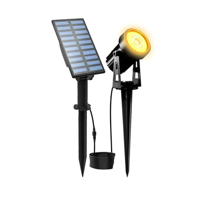 Projecteur Solaire LED IP65 3000K Jardin Allée Mur Arbre
