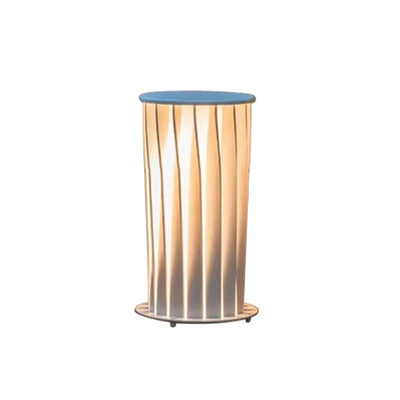 Lampe Solaire de Colonne sur Pied d'Extérieur