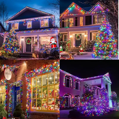 Décoration Solaire Noël Extérieur Étanche pour Jardin