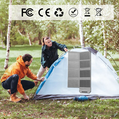 Panneau Solaire Pliable MHPOWOS 80W Portable 4 Ports USB-C