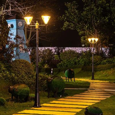 Lampadaire Solaire de Jardin LED Étanche IP65